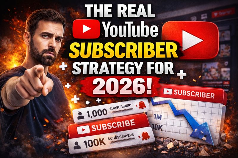 The Real YouTube Subscriber Strategy for 2026 YouTube