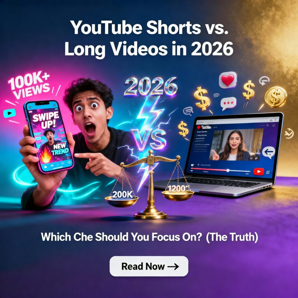 Shorts or Long Videos? The Real YouTube Strategy for 2026 YouTube