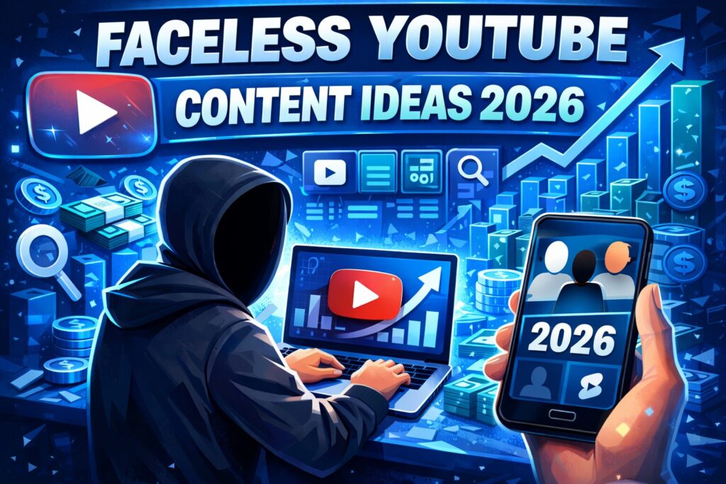 Faceless YouTube content ideas for 2026